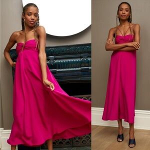 La Ligne Eliza Dress Magenta